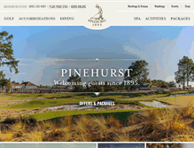 Tablet Screenshot of pinehurst.com